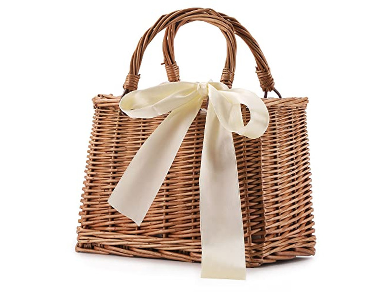 ラージホーボーストローバッグ メッシュビーチミニクロスボディ織り