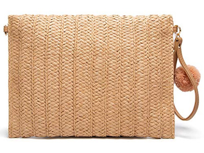 シリンドリカルストローバッグ ホースグリーンレディースハンドバッグ ライトウェイトメッシュビーチトート