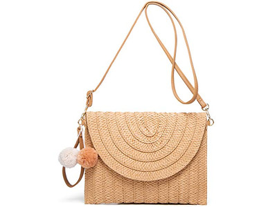 シリンドリカルストローバッグ ホースグリーンレディースハンドバッグ ライトウェイトメッシュビーチトート