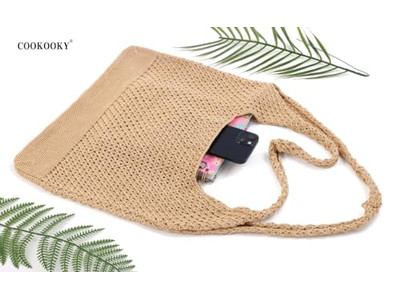 メイクストローバッグ ルーズバッグカイトPUストローイングトリップクロスストリップウィーブレモンギフト