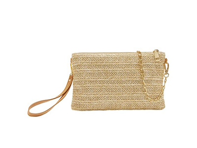 ストローラインドハンドバッグ ラインストーンバッグ エンブロイダードキャンディーカラーブライズメイドバッグ